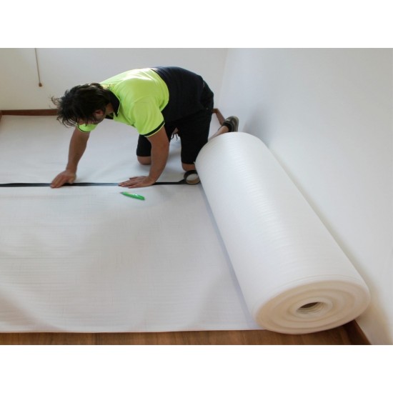 PAD-iT floor protection solution with cushioned impact protection for hard floors